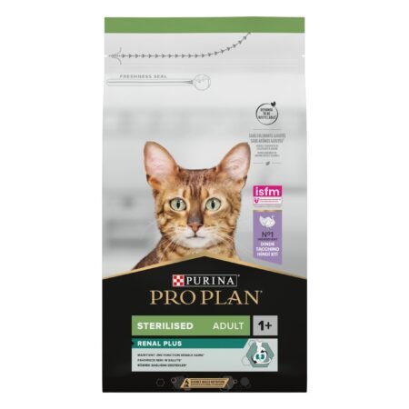 PRO PLAN® Aliment Sec pour Chat RENAL PLUS Sterilised Adult - Dinde