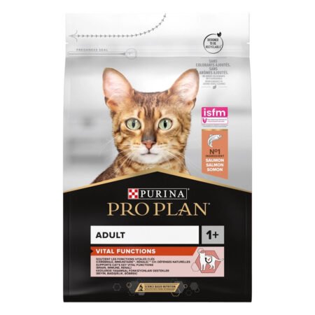 PRO PLAN® Aliment Sec pour Chat Adult VITAL FUNCTIONS Riche en Saumon 1,5 Kg