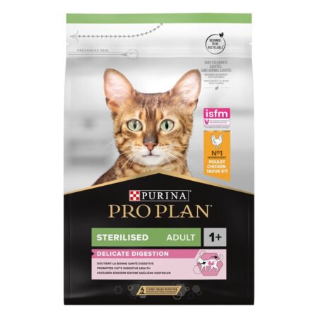 PRO PLAN® Aliment Sec pour Chat DELICATE DIGESTION Sterilised Adult Poulet