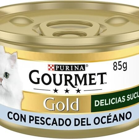 PURINA® GOURMET® GOLD ALIMENT HUMIDE CHAT Délices succulentes avec poisson d’océan 85 G