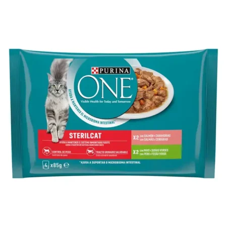 Purina ONE® Adult Sachets Fraîcheur Pour Chat Stérilisés 4×85 g