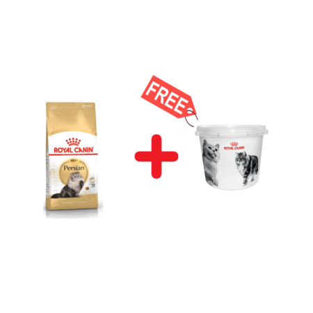 Royal Canin Aliment Sec pour Chat Persan Adulte 2 Kg + Baril Offert