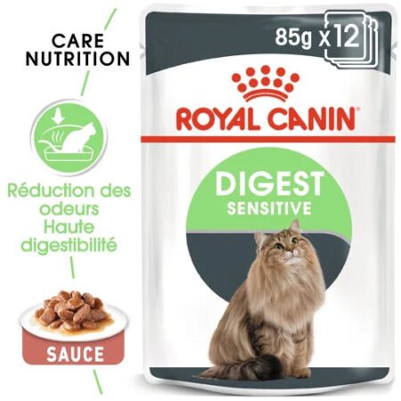 Royal Canin Aliment Humide Chat Digest Sensitive en sauce 85 G