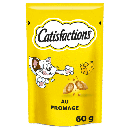 CATISFACTIONS™ Friandises au fromage pour chat et chaton 60g